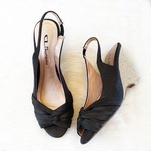 CL by Laundry black heels. Sz 7.5,